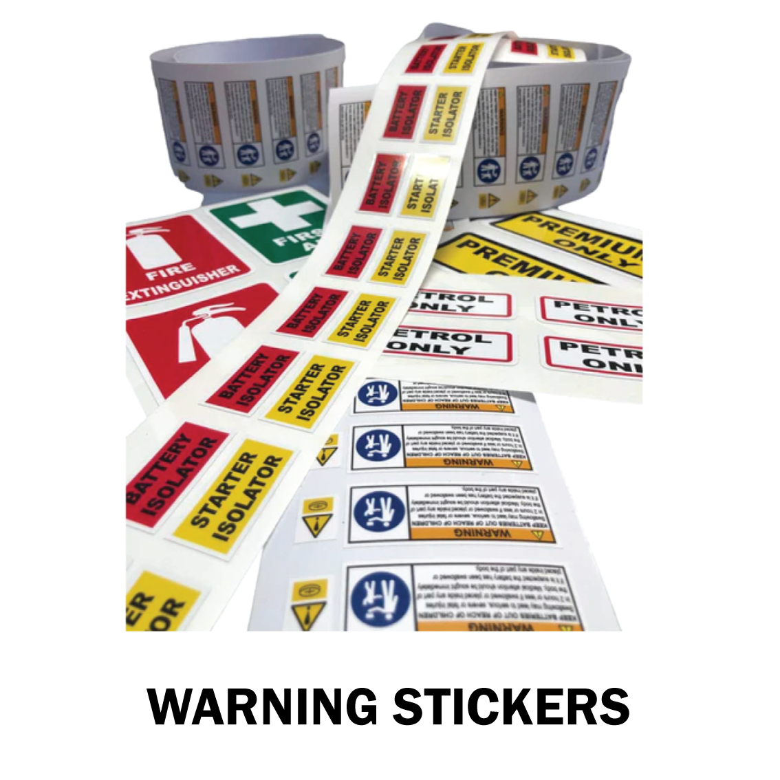 Warning & Identification Stickers